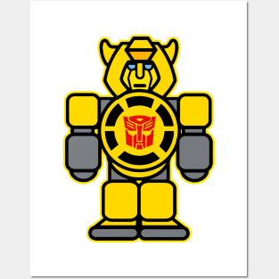 Transformers GEN 1 - chibi style - Bumblebee Posters and Art